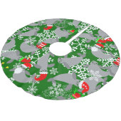 Kerstman Kerstmis Manatee Green Kerstboom Rok (Gekanteld)