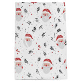 Kerstman - Kerstmis Medium Cadeauzakje (Voorkant)