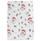 Kerstman - Kerstmis Medium Cadeauzakje (Achterkant)