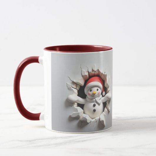 Kerstman Kerstmis Mok (Links)