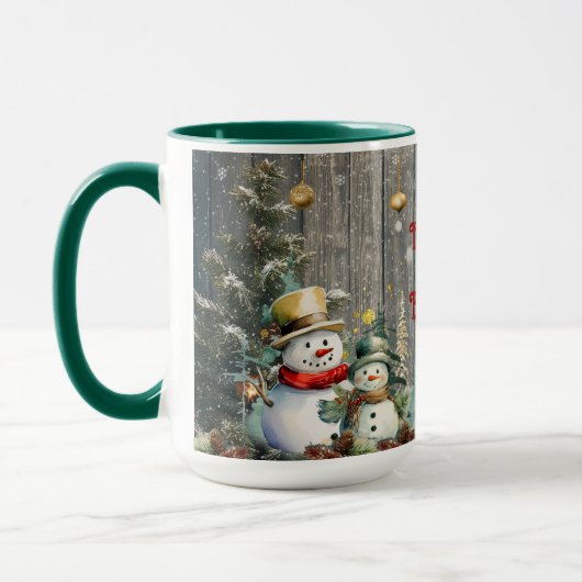 Kerstman Kerstmis Mok (Links)