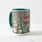 Kerstman Kerstmis Mok (Voorkant links)