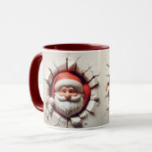 Kerstman Kerstmis Mok (Voorkant links)