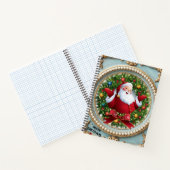 Kerstman Kerstmis Notitieboek (Binnen)