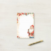 Kerstman Kerstmis Post-it® Notes (Op bureau)