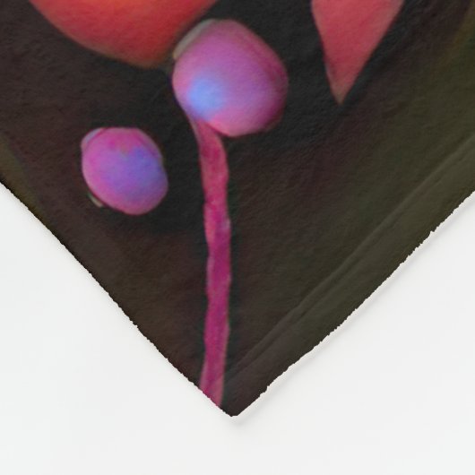 Kerstman Kerstmis Roze Paarse Groen Fleece Deken (Hoek)