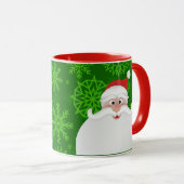 Kerstman Kerstmis Santa 330 ml Combo Mok (Voorkant rechts)