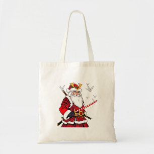 Kerstman Kerstmis Sinterklaas Japanse Kunst Samura Tote Bag