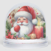 Kerstman Kerstmis  Sneeuwbol (Voorkant)