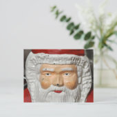 Kerstman, Kerstmis, standaard voor kerstboom, Feestdagenkaart (Staand voorkant)