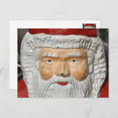 Kerstman, Kerstmis, standaard voor kerstboom, Feestdagenkaart (Voorkant / Achterkant)