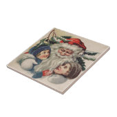 Kerstman Kerstmis Tegel Tegeltje (Zijkant)