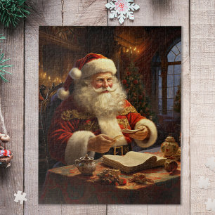 Kerstman Kerstmis vintage Legpuzzel