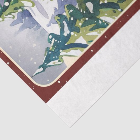 Kerstman Kerstmispapier Tissuepapier (Detail)