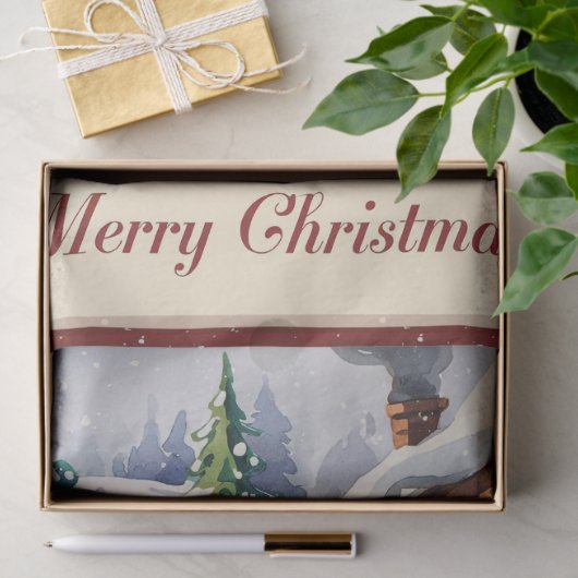  Kerstman Kerstmispapier Tissuepapier (Geschenk)