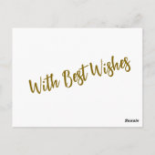 Kerstman Kerstmisslee Rendier Briefkaart (Achterkant)