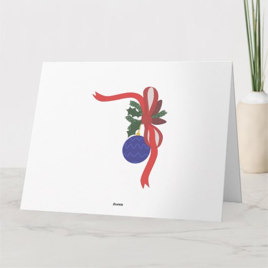  Kerstman Kerstmisslee Rendier Kaart (Achterkant)