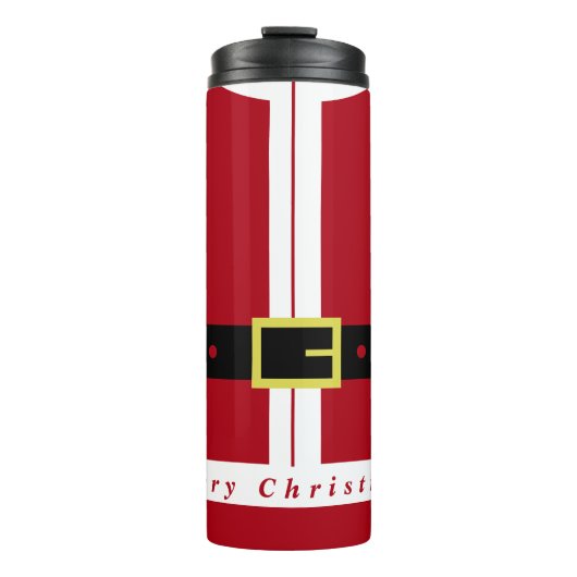 Kerstman Kerstmisthermale Tumbler Thermosbeker (Voorkant)
