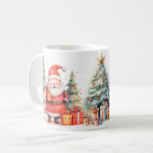 Kerstman Kerstmok Koffiemok (Voorkant links)