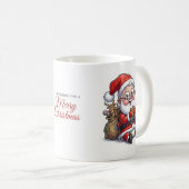 Kerstman Kerstmug Koffiemok (Voorkant rechts)