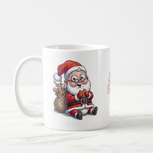 Kerstman Kerstmug Koffiemok (Links)