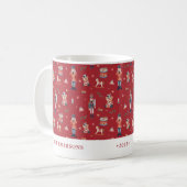 Kerstman Kerstmug Koffiemok (Voorkant links)