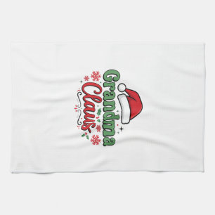 Kerstman Kerstmuts Oma Theedoek