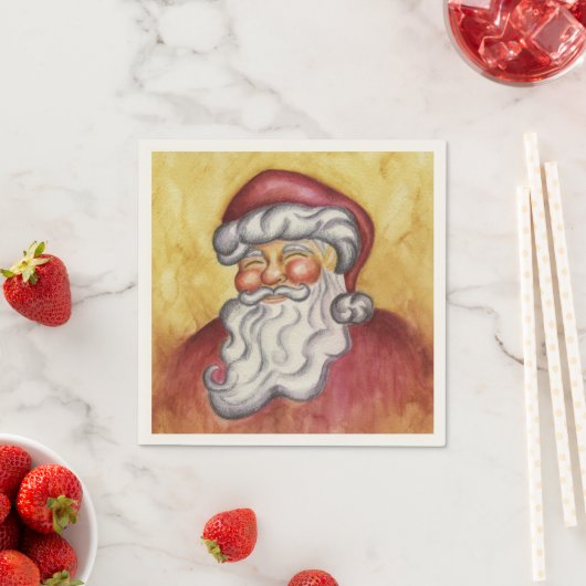 Kerstman Kerstmuts Servetten (Insitu)