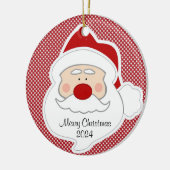 Kerstman Kerstontwerp Keramische Versiering Keramisch Ornament (Links)