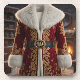 Kerstman Kerstpak - Festief Bier Onderzetter