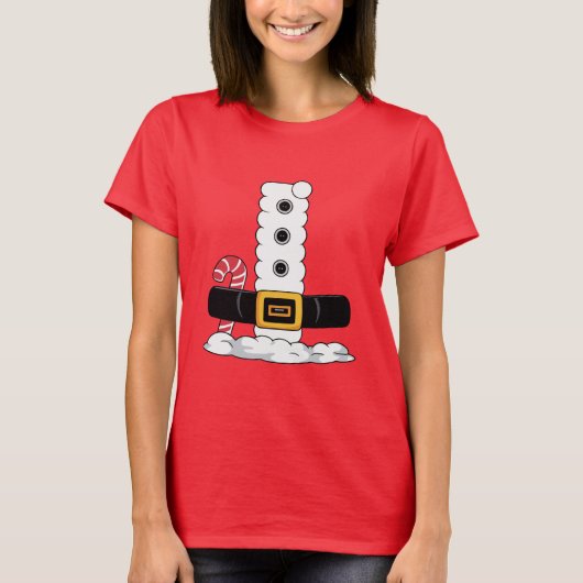 Kerstman Kerstpak Geschenk  T-shirt (Voorkant)