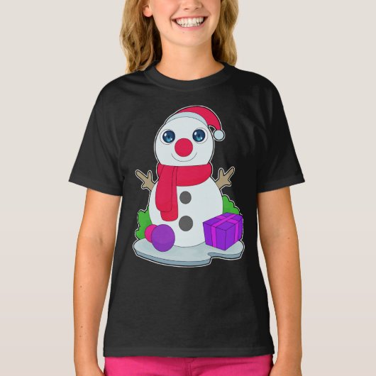 Kerstman Kerstpakket T-shirt (Voorkant)