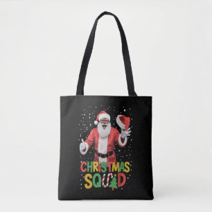 Kerstman Kerstploeg Zwart Afro-Amerikaans Tote Bag