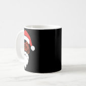 Kerstman Kerstpyjama Koffiemok (Voorkant links)