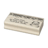 Kerstman Kerstslinger Noordpool Rubberstempel (Stempel)