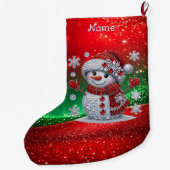 Kerstman Kerstsok met Robijnen (Achterkant)