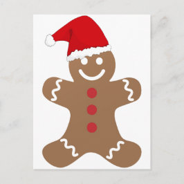 Kerstman kerststol kaart rendier slee