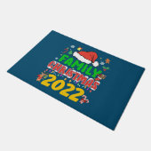 Kerstman kerstteam 2022, Santa Elf Squa Deurmat (Schuin)