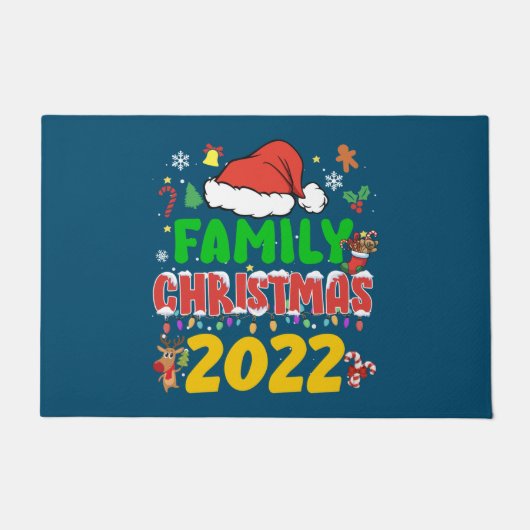 Kerstman kerstteam 2022, Santa Elf Squa Deurmat (Voorkant)