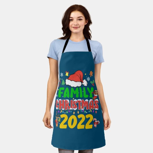 Kerstman kerstteam 2022, Santa Elf Squa Schort (Gedragen)