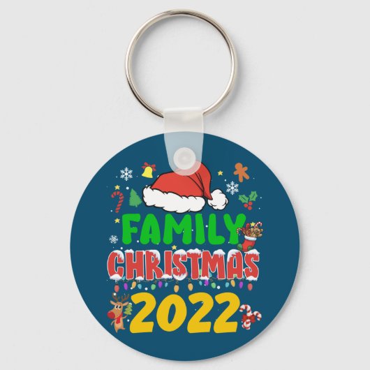 Kerstman kerstteam 2022, Santa Elf Squa Sleutelhanger (Voorkant)