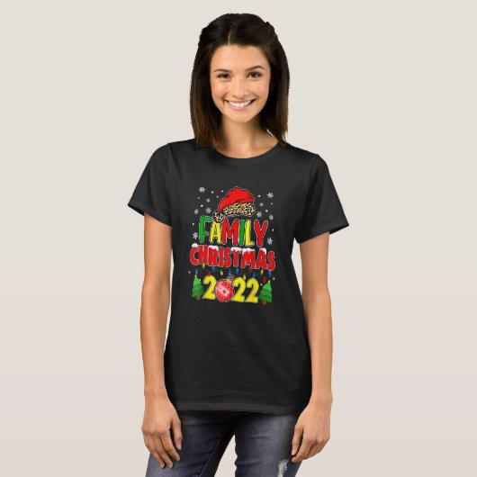 Kerstman kerstteam 2022, Santa Elf Squa T-shirt (Voorkant volledig)