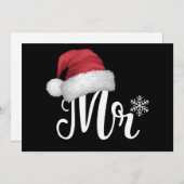 Kerstman Kersttrui Heren Dames Matchende Kerstpyja Feestdagenkaart (Voorkant / Achterkant)