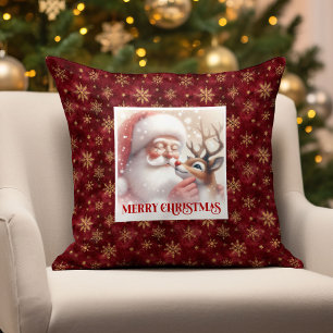 Kerstman Kersttrui Kussen Rudolph 