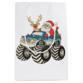 Kerstman Kersttrui Reindeer Feestelijk Medium Cadeauzakje (Voorkant)