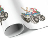 Kerstman Kersttrui Reindeer Festive Cadeaupapier (Rol Hoek)