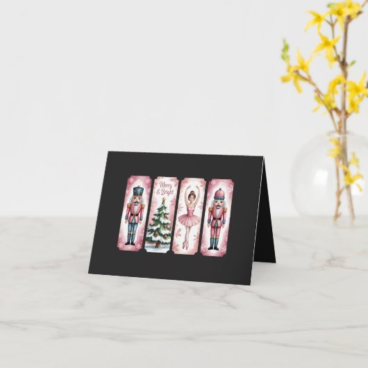 Kerstman Kerstvakantie Feestcadeau Festief  Kaart (Gele Bloem)