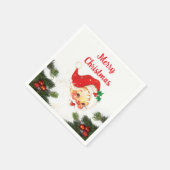 Kerstman Kerstvakantie Feestje Servet (Hoek)