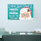 Kerstman Kerstvakantie foto Spandoek (Beurs)