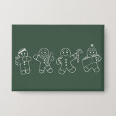 Kerstman Kerstvakantie Leraar Kerstgeschenk Button (Voorkant)